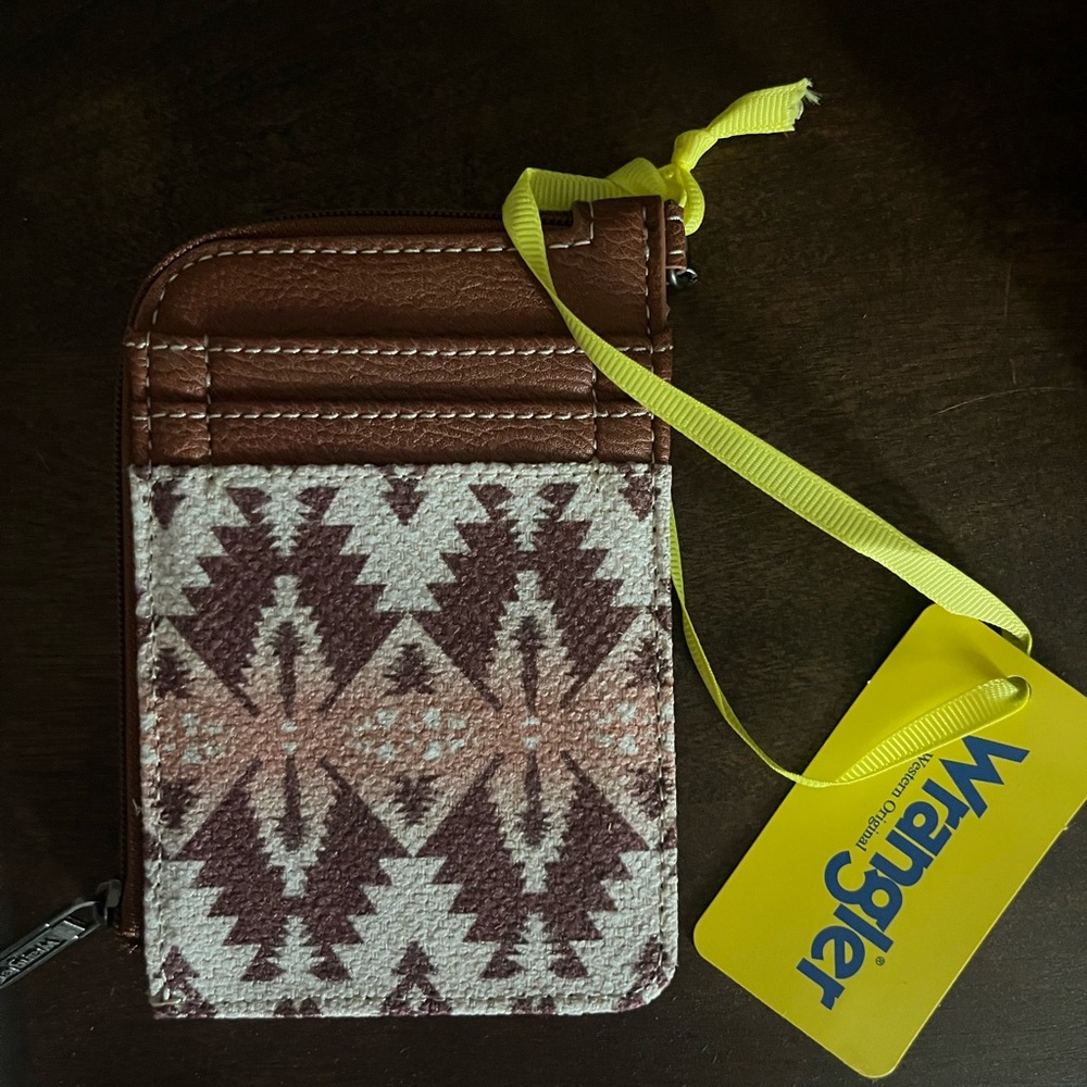 Wrangler Brown Card Holder